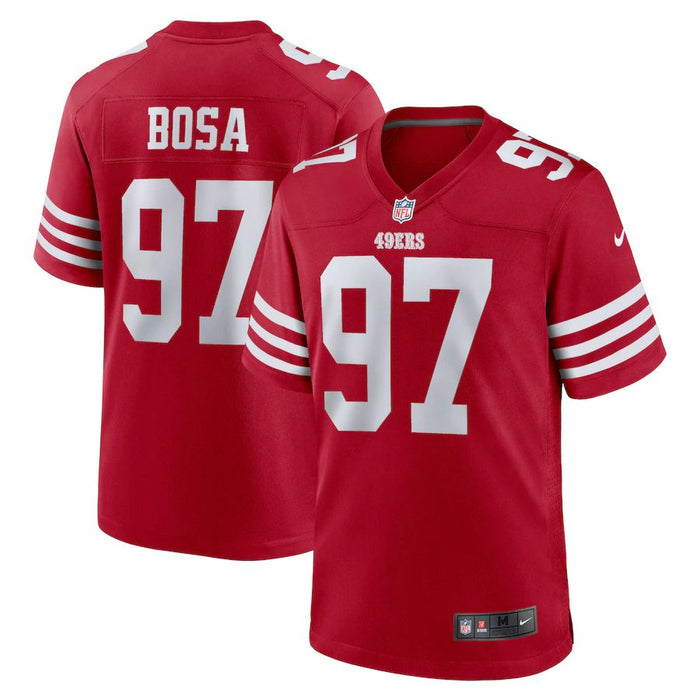 Official San Francisco 49ers Nick Bosa Nike Game Player Jersey