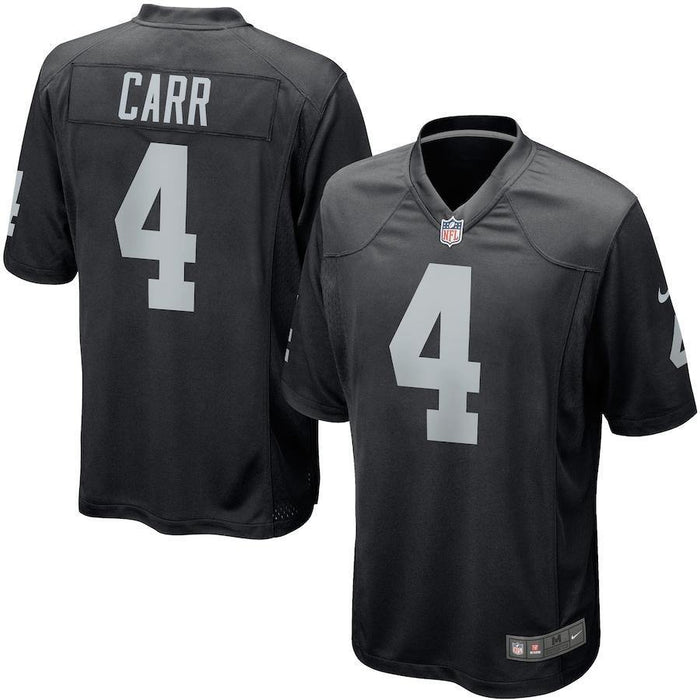 Official NFL Las Vegas Raiders Derek Carr Jersey YOUTH/JUVENIL - mencity