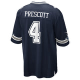 Official Dallas Cowboys Dak Prescott Nike Game Jersey YOUTH/JUVENIL