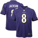 Official Baltimore Ravens Lamar Jackson Nike Game Jersey YOUTH/JUVENIL